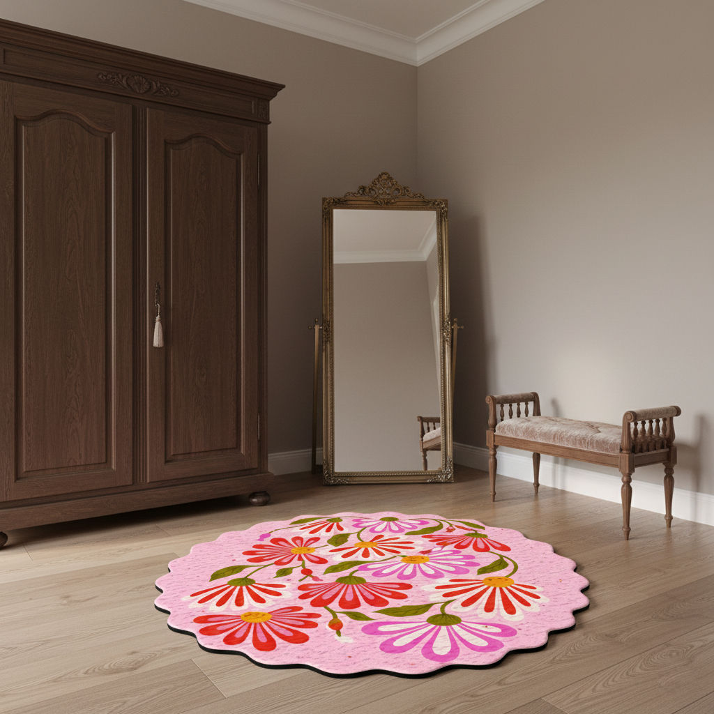 OLAVIA - Hand Tufted Floral Carpet